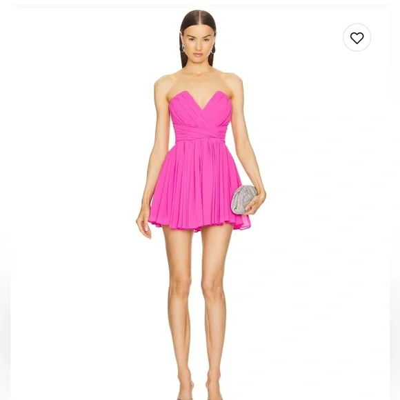 Michael Costello Fuchsia Mini Dress - Picture 1 of 7